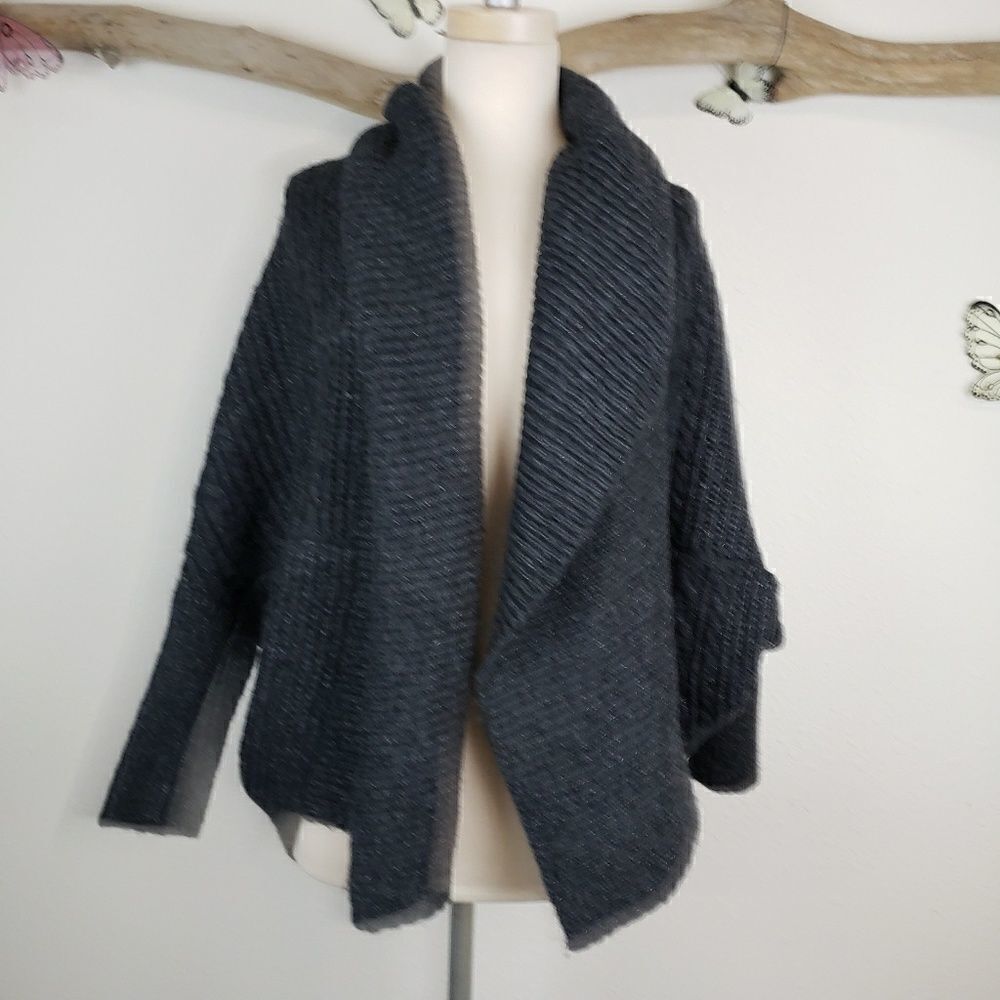 Forever 21 oversized charcoal shrug